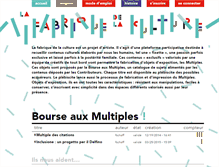 Tablet Screenshot of la-fabrique-de-la-culture.org